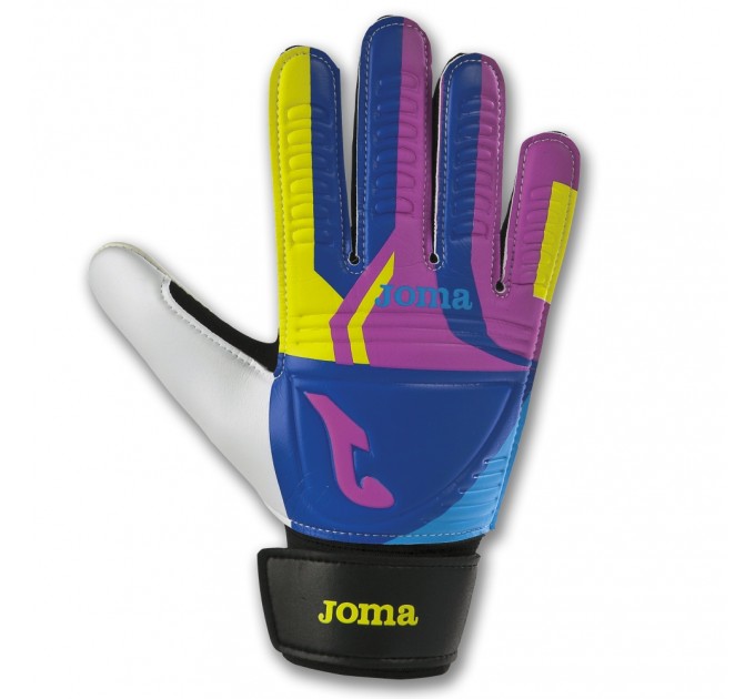 Вратарские перчатки Joma PARADA 400081.700 цвет: сиреневый/синий/жёлтый/белый/чёрный