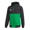 Парадная кофта adidas Tiro 17 цвет: зелено-черный