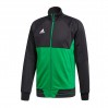Тренировочная кофта adidas Tiro 17 цвет: черно-зеленый