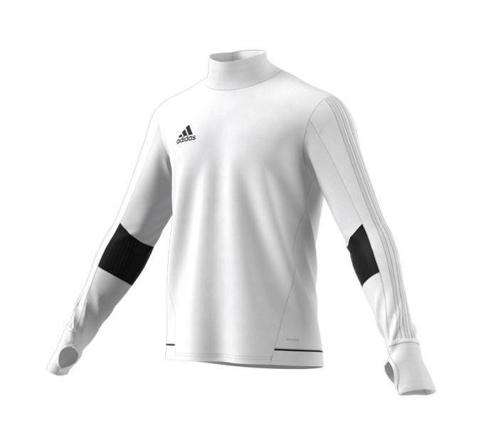Тренировочная кофта adidas Tiro 17 цвет: белый