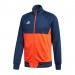 Тренировочная кофта adidas Tiro 17 цвет: оранжево-синий